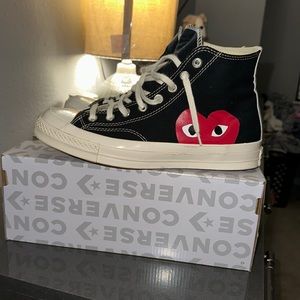 Mens comme des garçon converse (lightly worn)